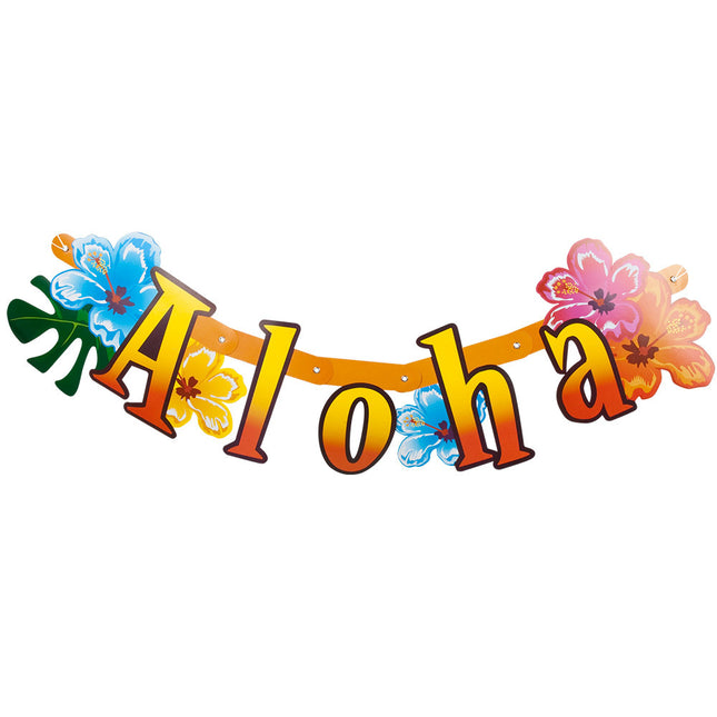 Guirnalda de Letras Aloha Hawai 83cm