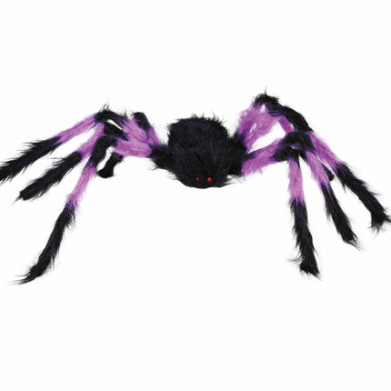 Araña falsa negra morada 75cm