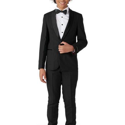 Chico esmoquin negro adolescente OppoSuits