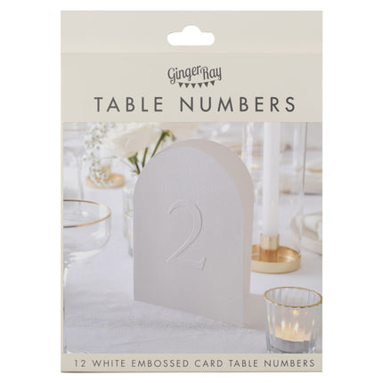 Números de Mesa de Boda 30cm 12uds