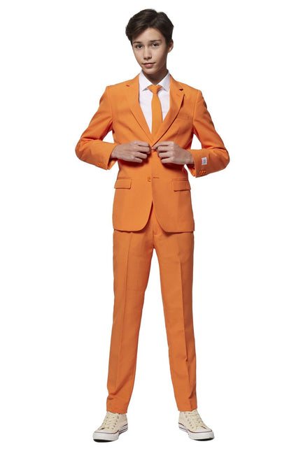 Traje Naranja Niño Adolescente OppoSuits