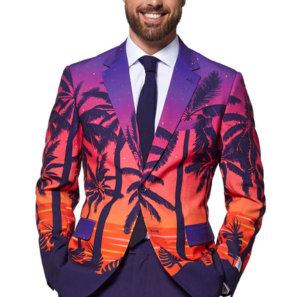 Traje de palmeras hawaianas para hombre OppoSuits