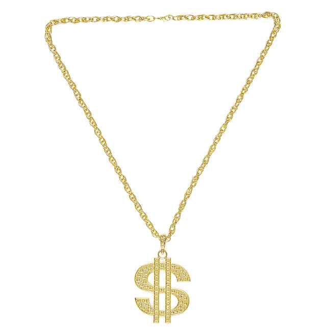 Collar Oro Dólar Strass