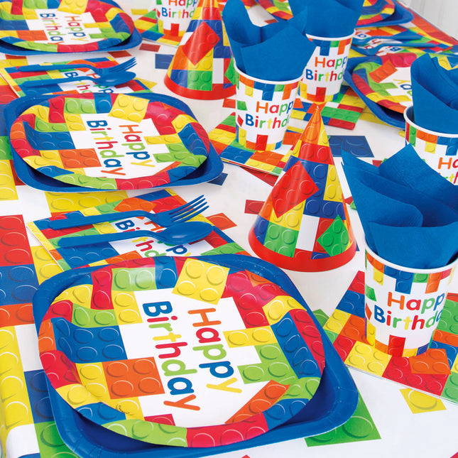 Servilletas Lego Feliz Cumpleaños 33cm 16pcs