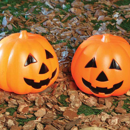 Calabaza de Halloween con Luz 15cm