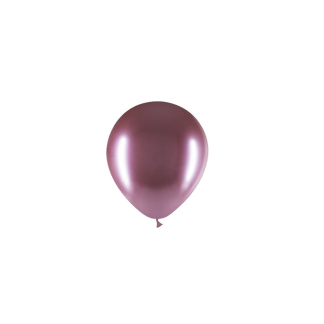 Globos Violeta Claro Cromados 13cm 100pcs