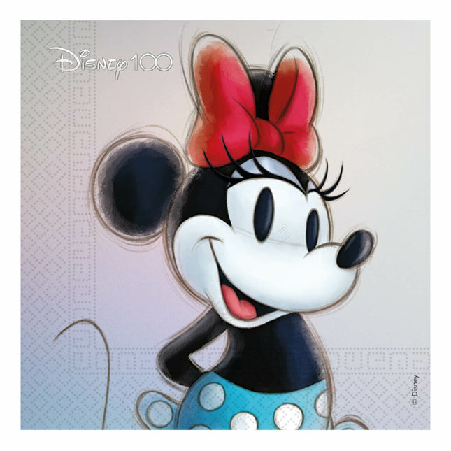 Servilletas Minnie Mouse 2 Capas 33cm 20pcs