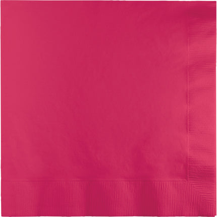 Servilletas Fucsia 3 capas 33cm 50pcs