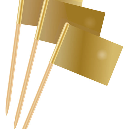 Pinchos de Oro 7cm 50uds