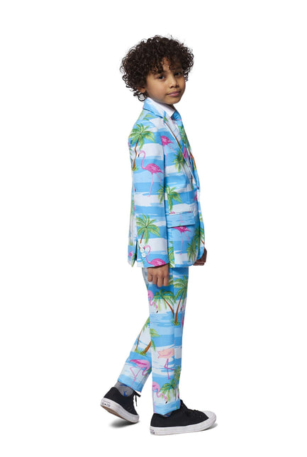 Traje Hawai Niño Flamingo