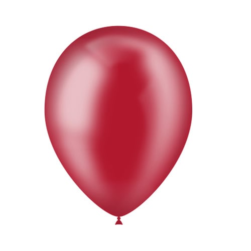 Globos Rojos Transparentes 25cm 50pcs