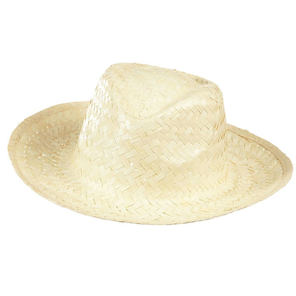 Sombrero Vaquero Paja Blanco