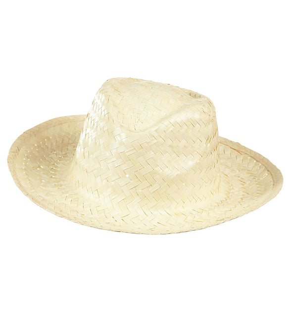 Sombrero Vaquero Paja Blanco