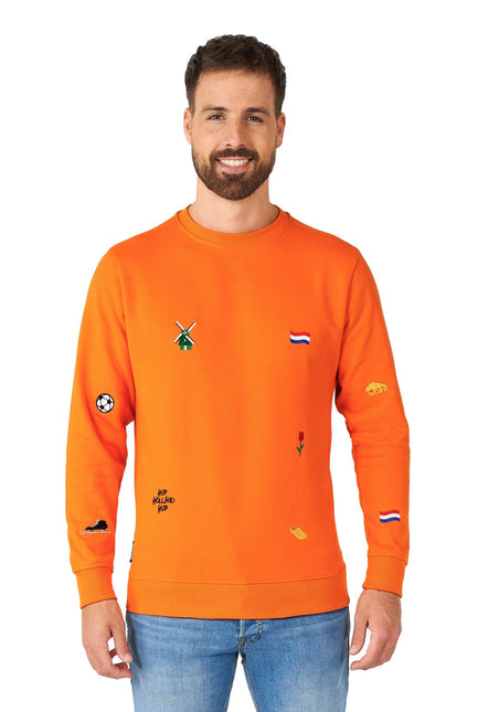 Jersey Holland Hup Naranja Hombre OppoSuits