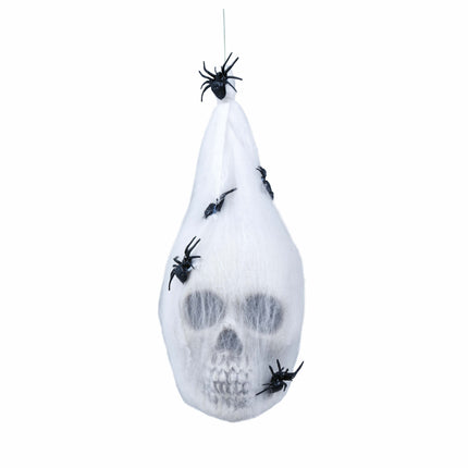 Bolsa Halloween Calavera Telaraña 25cm