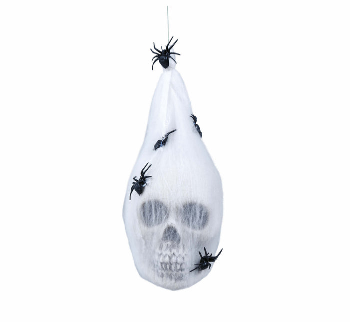 Bolsa Halloween Calavera Telaraña 25cm