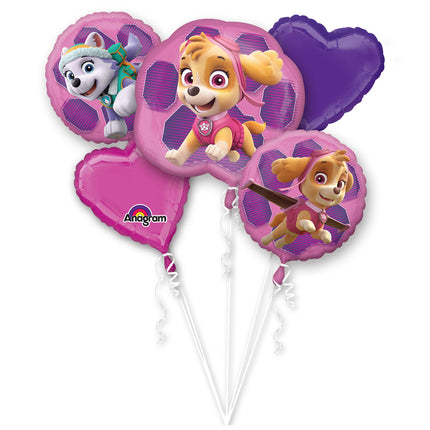 Paw Patrol Juego de globos de helio Skye y Everest 5 piezas vacío