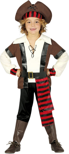 Traje de pirata Brown Boy