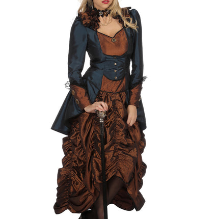 Vestido Steampunk Azul