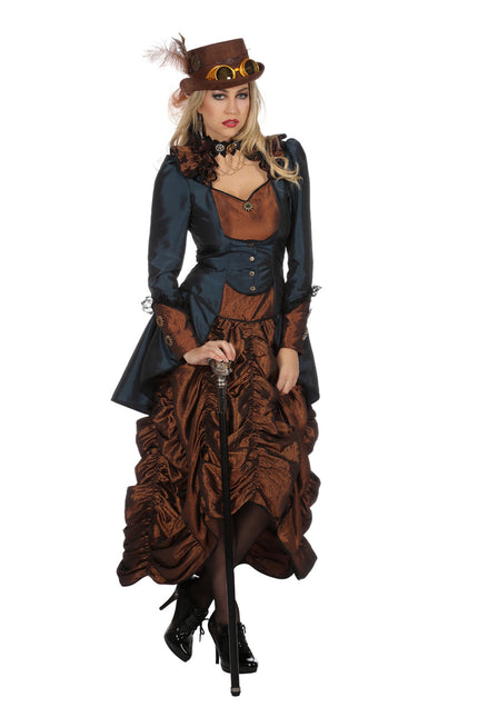 Vestido Steampunk Azul