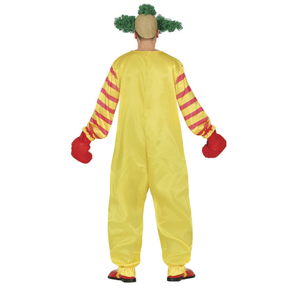 Disfraz de Payaso de Halloween Hombre Amarillo L