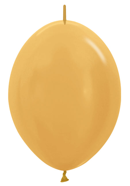 Globos Oro Metálico 30cm 50pcs