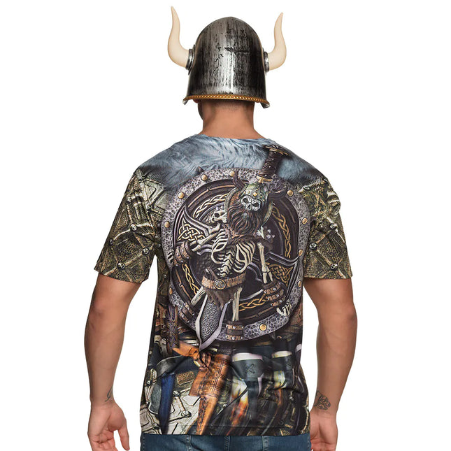 Camisa Vikingo Foto Realista Hombre