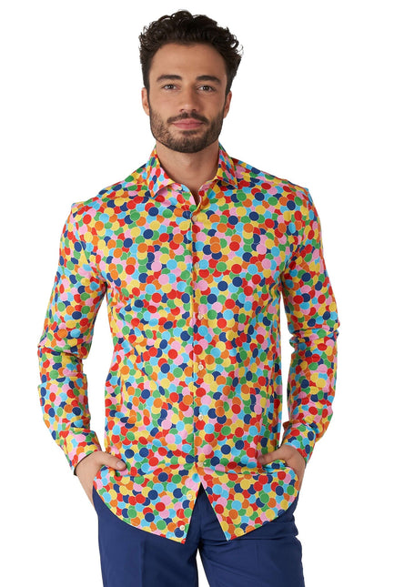 Camisa Party Confetti OppoSuits Hombre