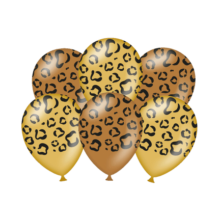 Globos Leopardo 30cm 6pcs