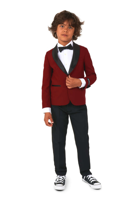 Bordeaux Red Tuxedo Boy OppoSuits