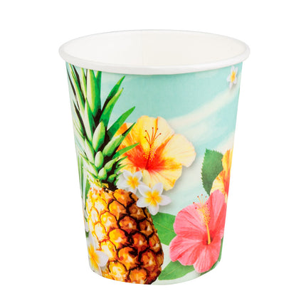 Vasos Hawaii Papel 210ml 10uds.