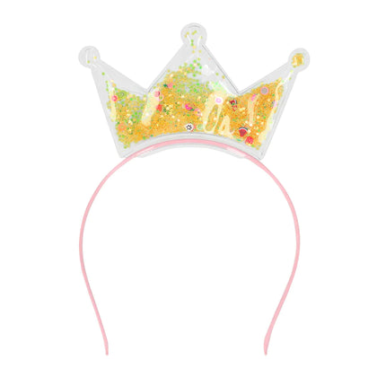 Diadema Princesa Corona Purpurina