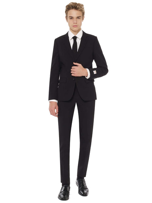 Traje Negro Niño Adolescente OppoSuits