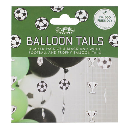 Globo de fútbol Cinta 1m 5pcs