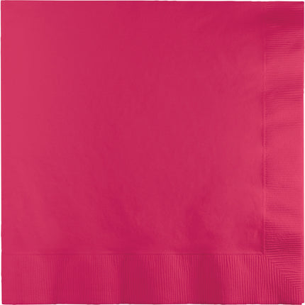 Servilletas Fucsia 3 capas 41cm 25pcs