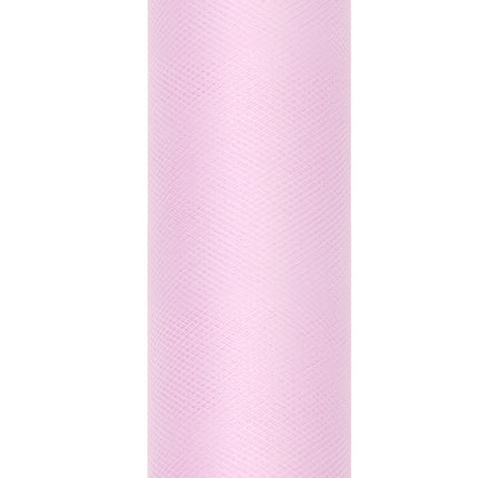 Rollo Tul Rosa Claro Pastel 30cm 9m