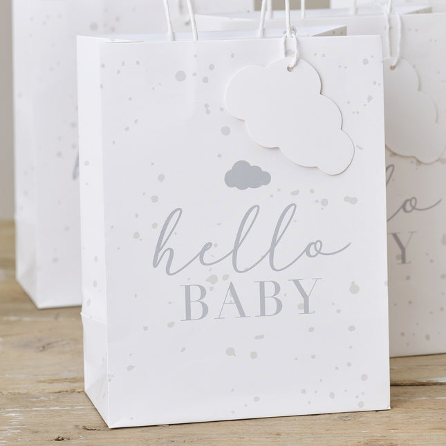 Bolsas de fiesta Hello Baby 15cm 5pcs