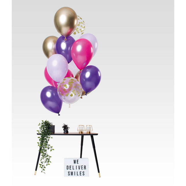 Set Globos Morados 30cm 12pcs