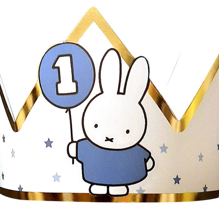 Corona Miffy 1 Año Azul 9,5cm