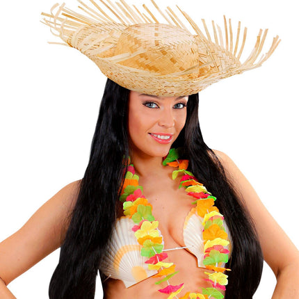 Sombrero de paja Hawaii Nude