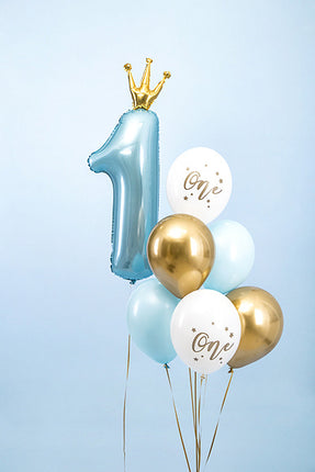 Globos One Mix Azul 30cm 6pcs