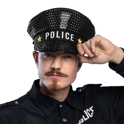 Gorra Negra Policía