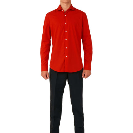 Camisa Roja Chico Adolescente OppoSuits