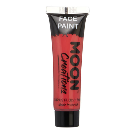 Moon Creations Pintura facial roja 12ml