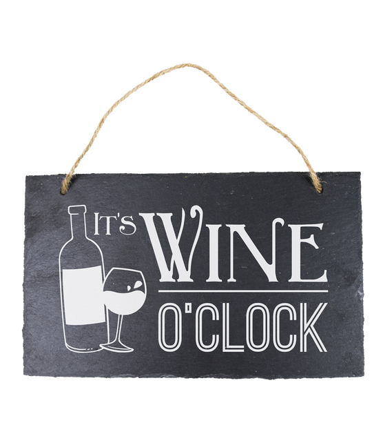 Plato de Pizarra Wine O'Clock 25cm