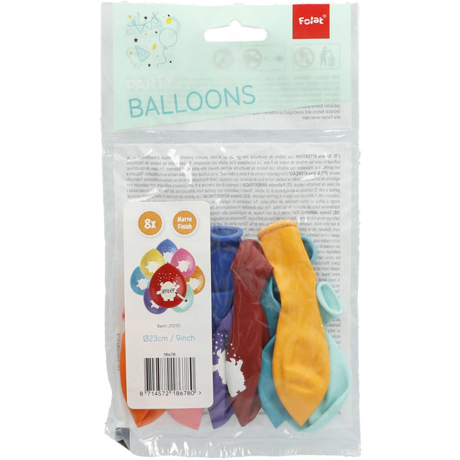 Globos de Colores Escribibles 23cm 8pcs