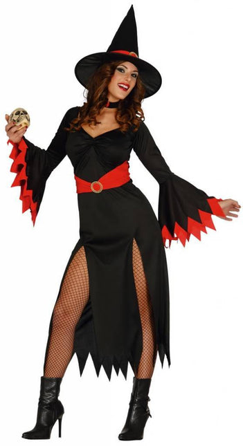 Disfraz de Halloween de Bruja Roja para Mujer