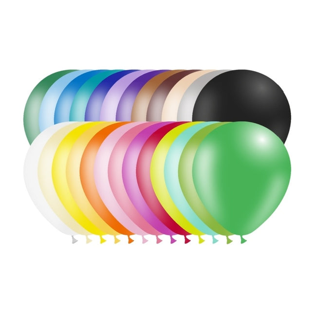 Globos de colores 14cm 100uds.