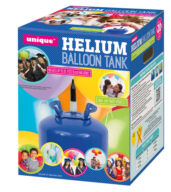 Depósito de helio para 20 globos