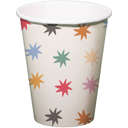 Vasos Estrella 250ml 8ud